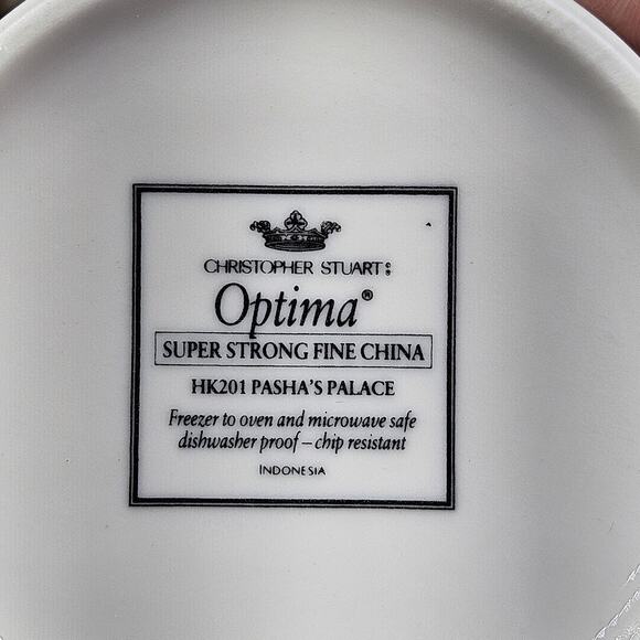 Set Of‎ 5 Christopher Stuart Optima HK201 Pasha’s Palace Cups & Saucers - Picture 5 of 5